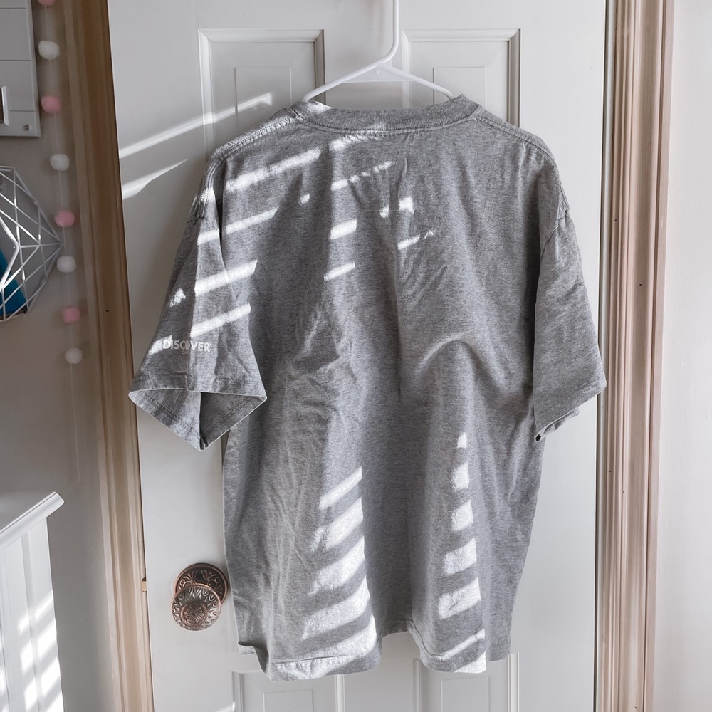 Vintage Early 2000s Grey College T Shirt Size XL - Picture 5 of 5